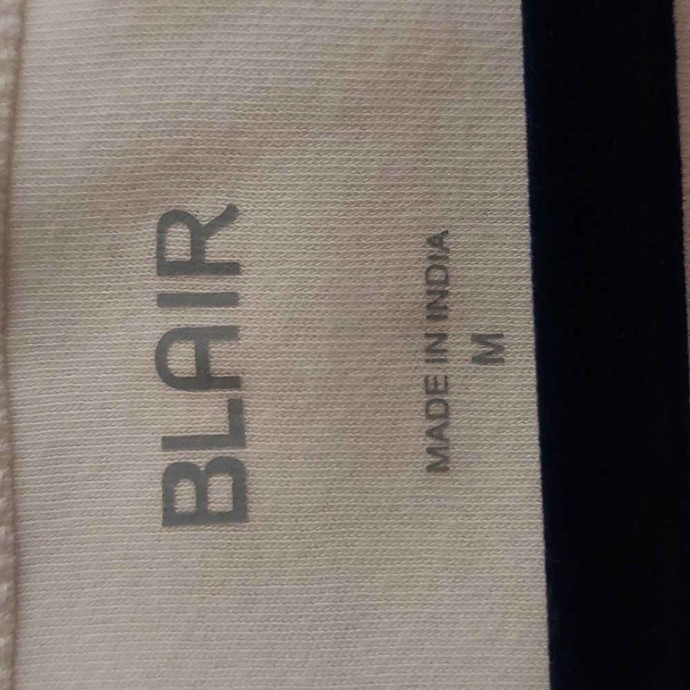 BLAIR White Short Sleeve Asymmetrical Tee Top - Picture 2 of 9